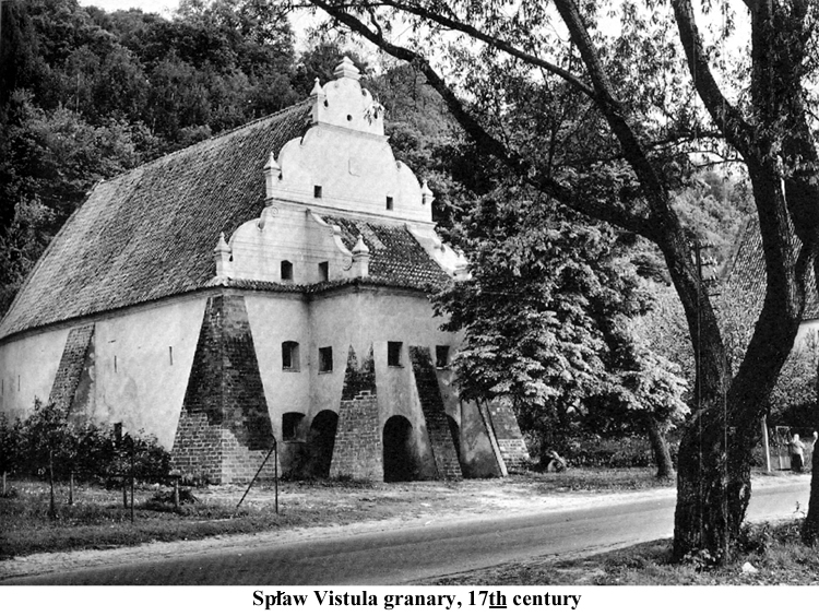 Splaw Vistula granary, 17th century